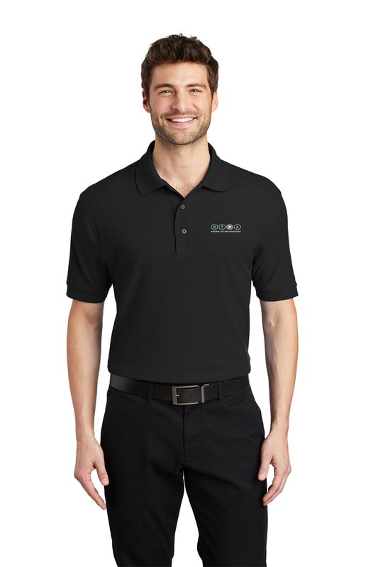 Adult Silk Touch Polo- Black, Navy