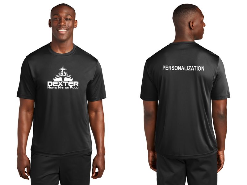 Unisex Performance Tee - Black, Maroon