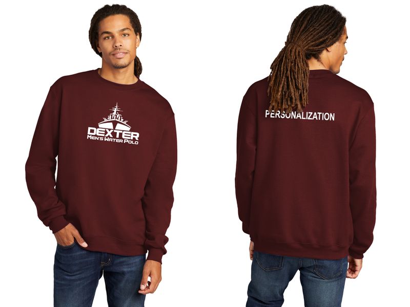 Champion Crewneck -Black, Maroon