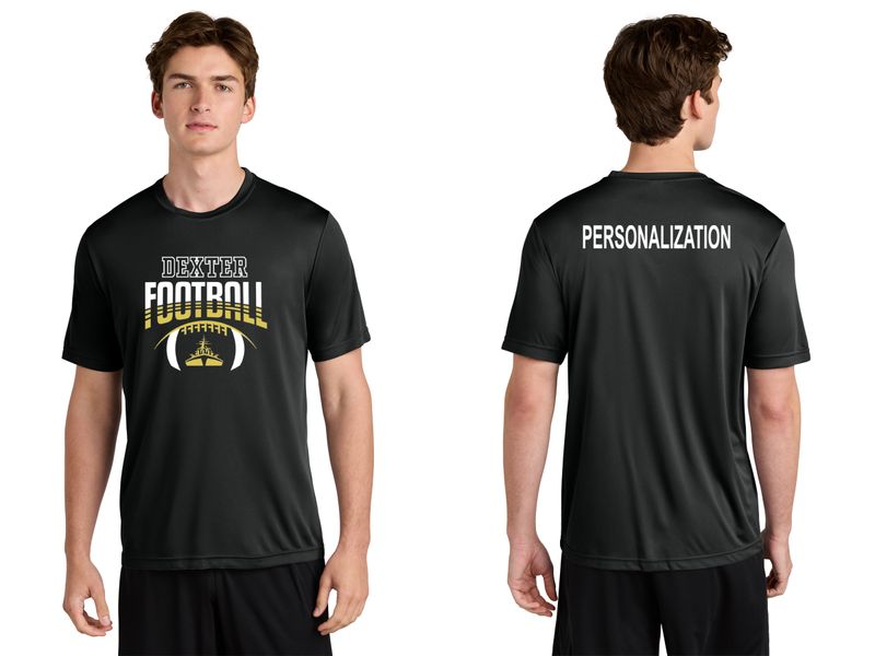Short Sleeve Performance T- Black, Maroon