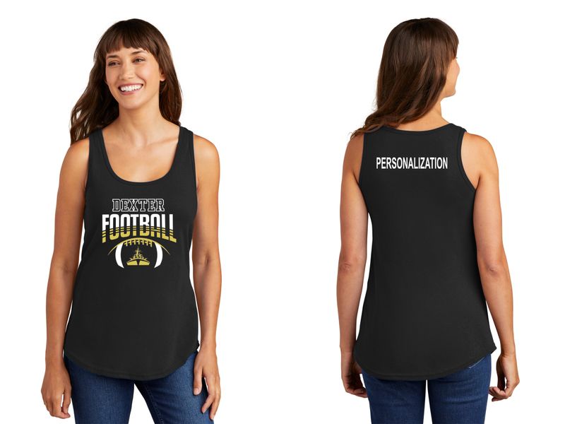 Ladie&#39;s Core Cotton Tank Top- Black