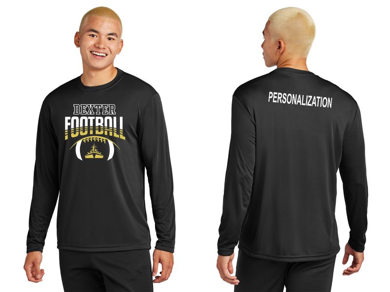 Long Sleeve Perfomance T - Black or Maroon