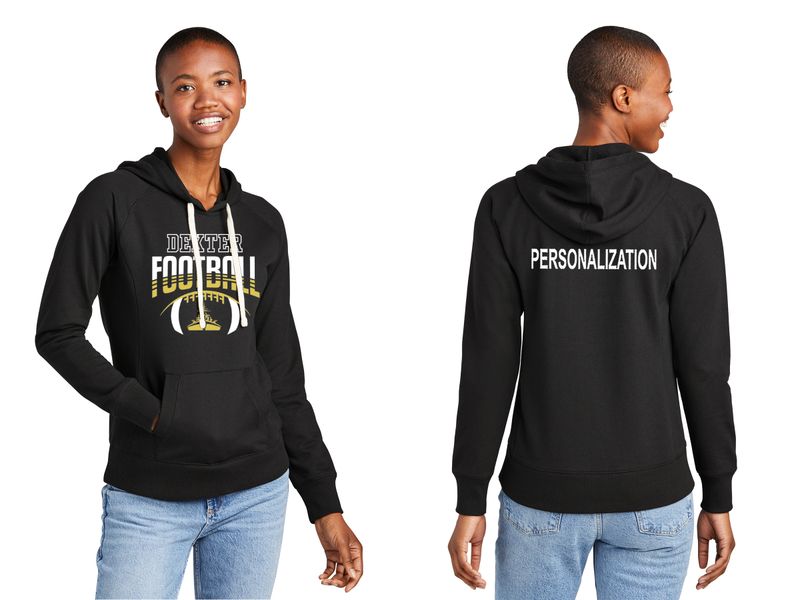 Women&#39;s Re-Fleece Hoodie- Black, Maroon