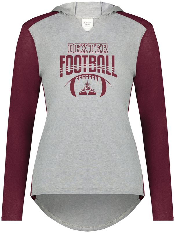 Ladies Vintage Hoodie- Maroon