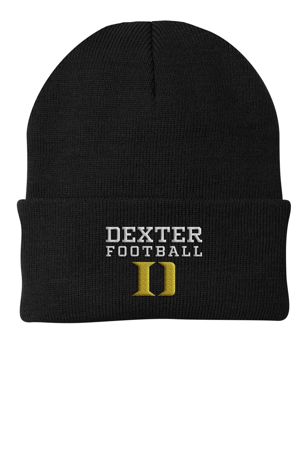 Knit Beanie-Black, Maroon
