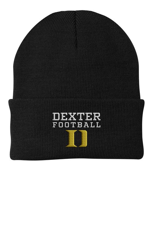 Knit Beanie-Black, Maroon