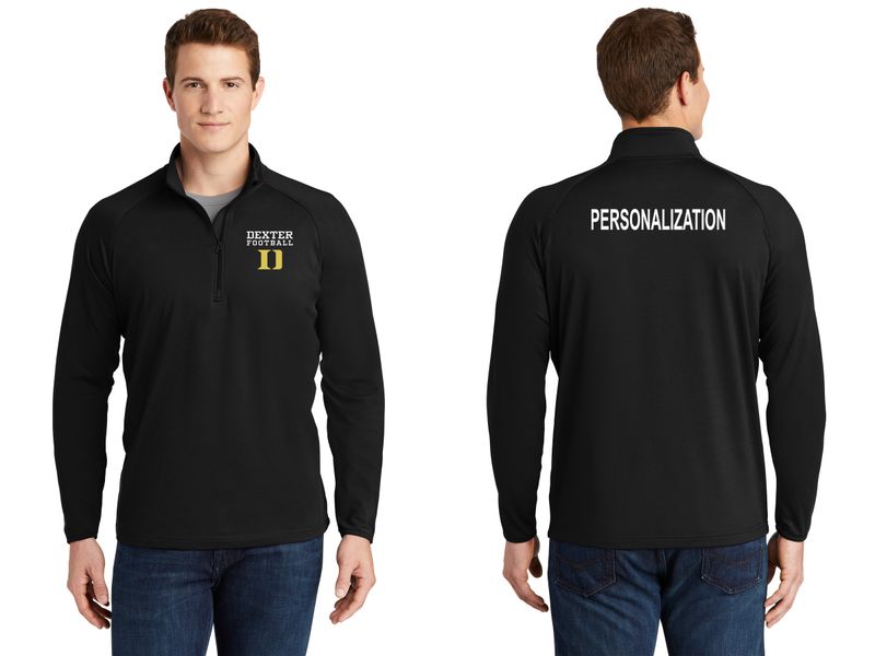 Sport Tek 1/4 Zip - Black, Maroon