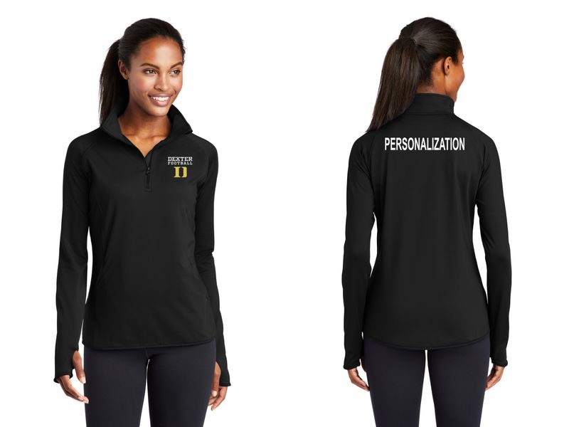 Women&#39;s Sport Tek 1/4 Zip - Black, Maroon