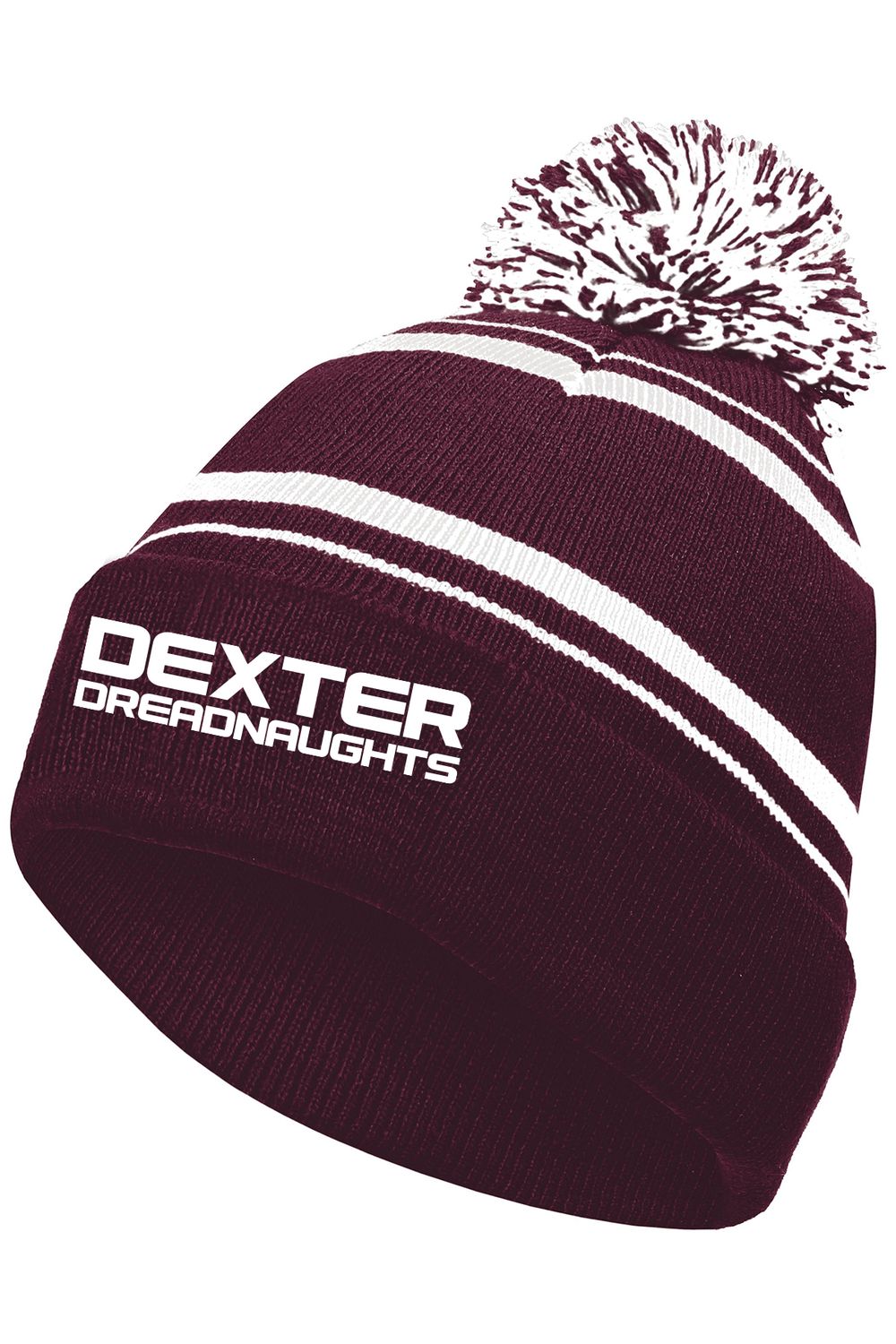 Homecoming Pom Beanie- Maroon