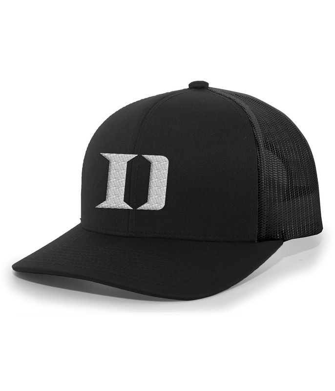 Youth Trucker Snapback Cap with Football D- Black