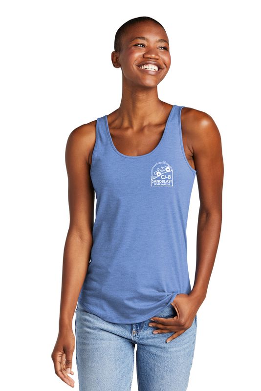 District Women’s Perfect Tri Relaxed Tank-Maritime Frost