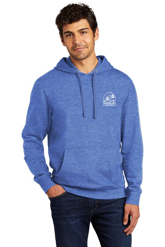 Unisex District Fleece Hoodie-Royal Frost