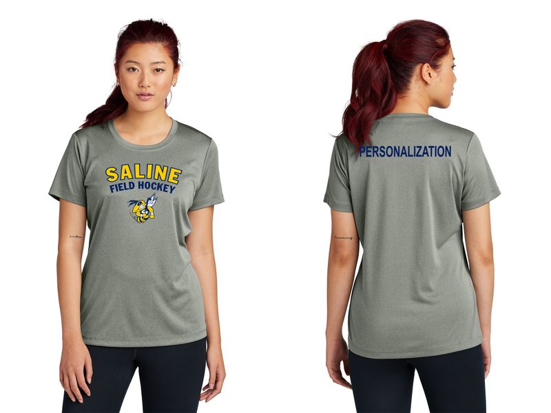 Women's Performance Tee - Navy/Grey