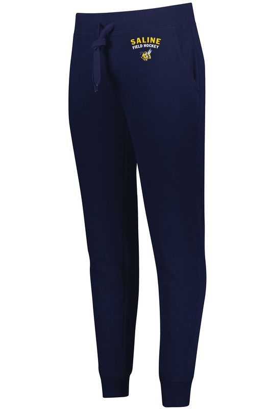 Women's Fleece Jogger - Navy/Heather Grey