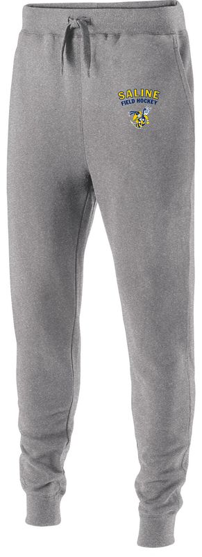 Unisex Fleece Jogger - Navy/Heather Grey