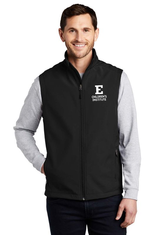 Unisex Core Soft Shell Vest - Black, Dark Grey