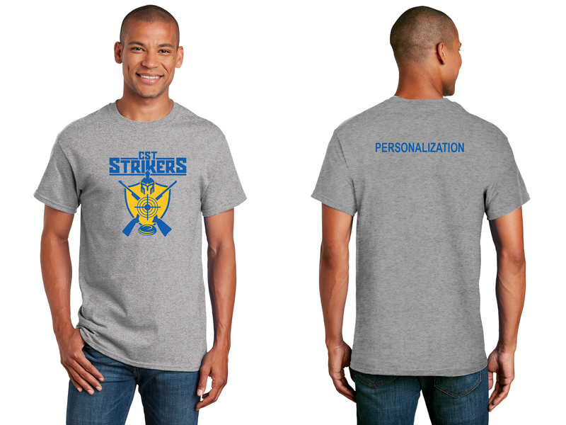 Unisex Basic Cotton Tee-Grey, Navy, Gold, Royal, Black