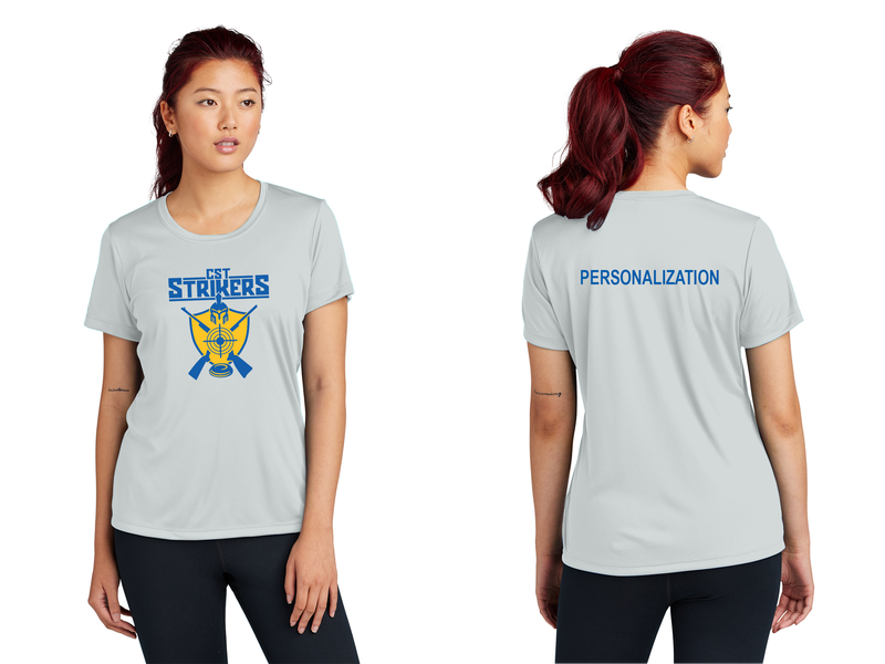 Women's Performance Tee-Grey, Navy, Gold, Black, Royal, Carolina Blue