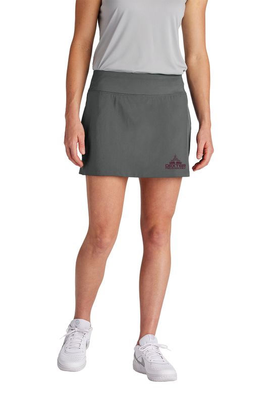 Sport-Tek Ladies Repeat Skort- Iron Grey