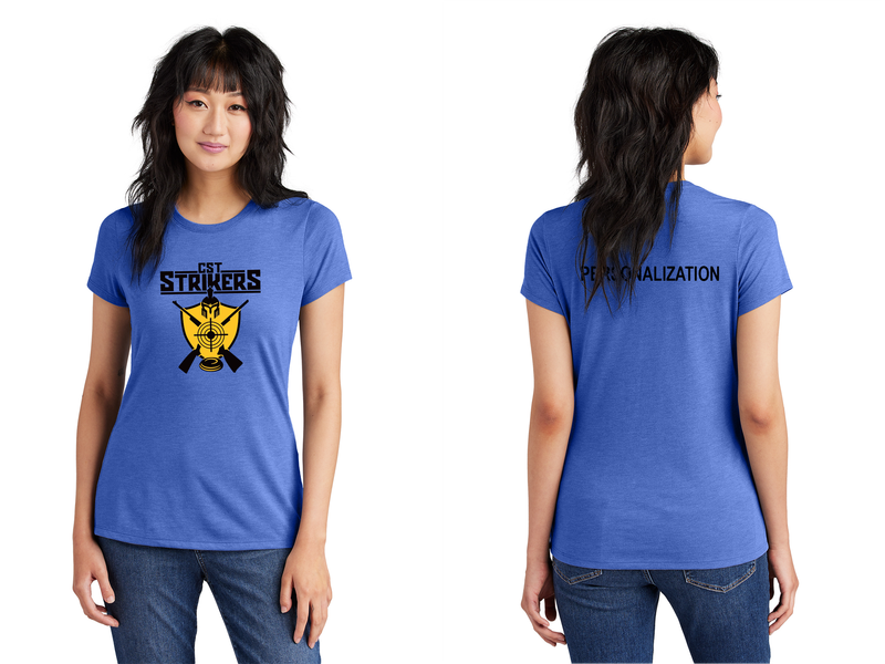 District Women’s Perfect Tri Tee- Royal Frost, White, Black, Maritime Frost