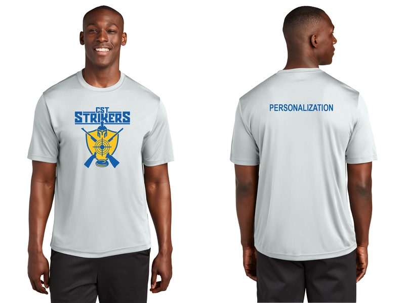 Unisex Performance Tee-Silver, Navy, Gold, Black, Royal