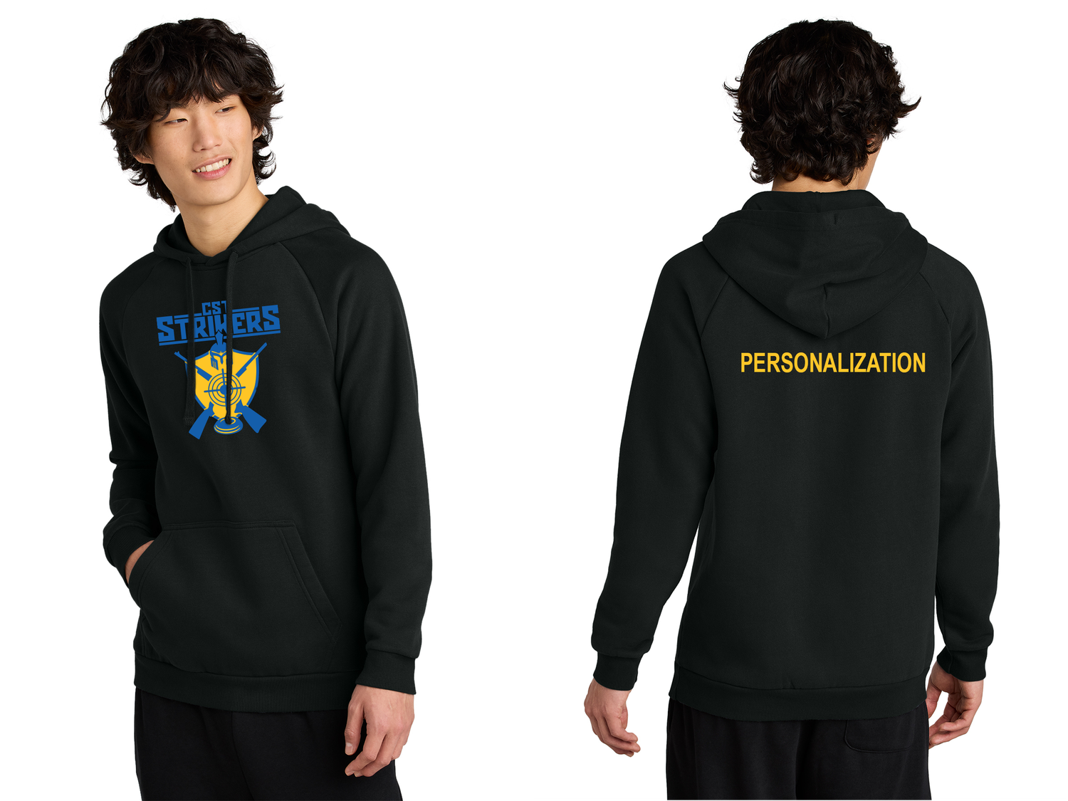 District Cloud Fleece Hoodie- Jet Black, Gardina