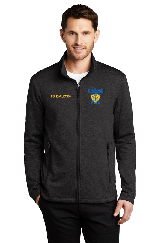 Port Authority Collective Striated Fleece Jacket- Black, Navy, Grey