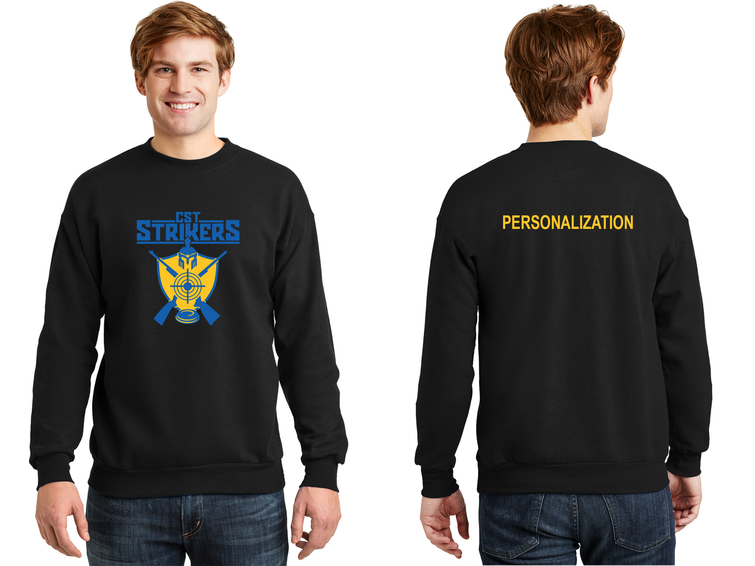 EcoSmart Crewneck Sweatshirt- Black, Deep Royal, Ash