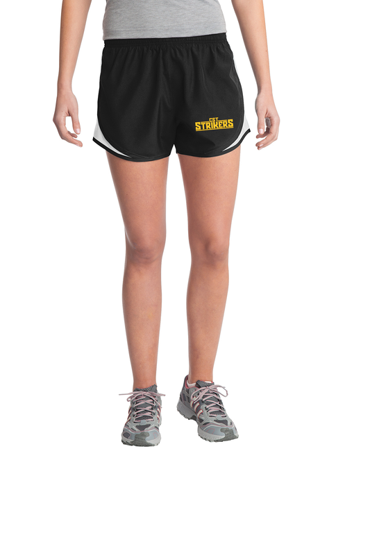 Ladies Cadence Shorts- Black/White/Black, Black/True Royal/White