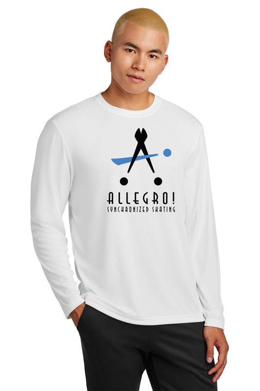 Adult Long Sleeve Performance- Silver, Red, Pink, White, Black