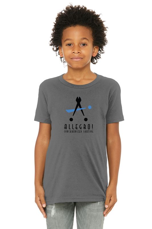 Youth Soft Short Sleeve Tee- Grey, Red, Black, Pink