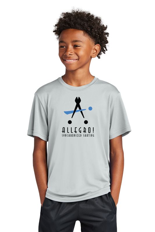 Youth Performance Short Sleeve T - Silver, Red, Pink, White, Black, Carolina Blue