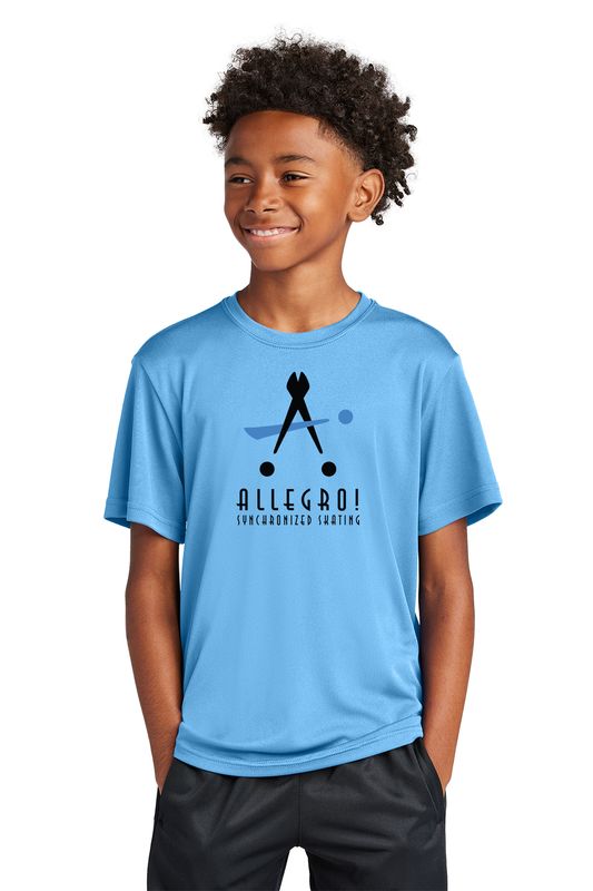 Youth Performance Short Sleeve T - Silver, Red, Pink, White, Black, Carolina Blue