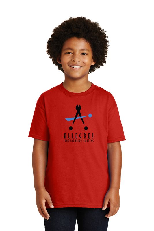 Youth Soft Cotton Short Sleeve T-Shirt- Grey, Red, Pink, White, Black, Light Blue