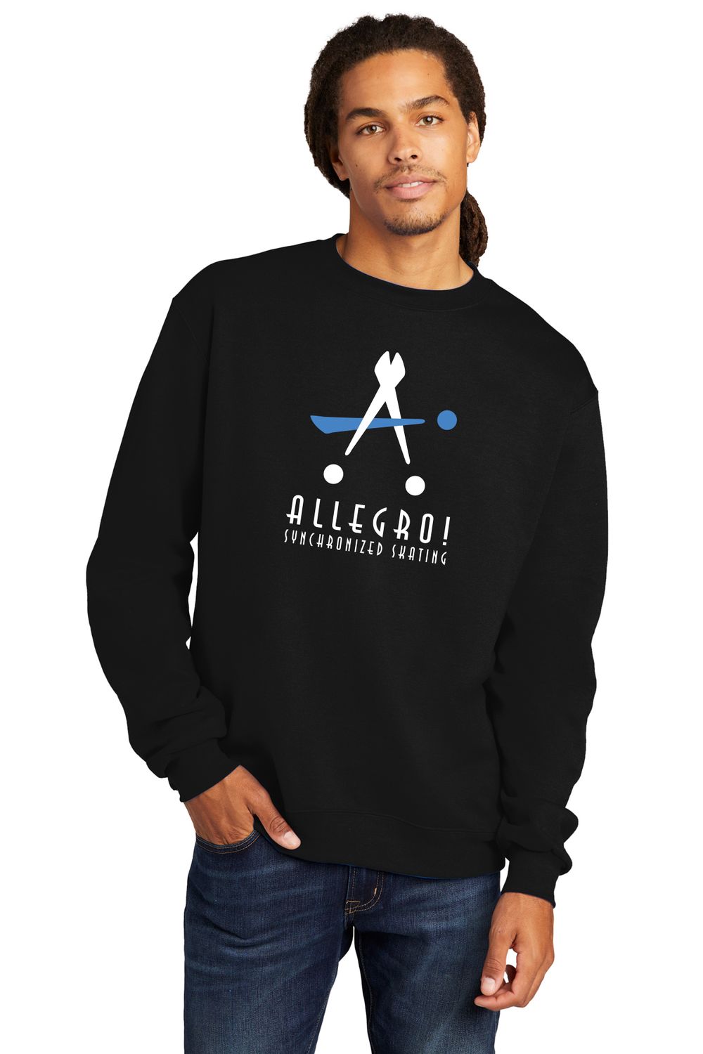 Unisex Champion Crewneck Sweatshirt- Black, Red. Light Grey, White
