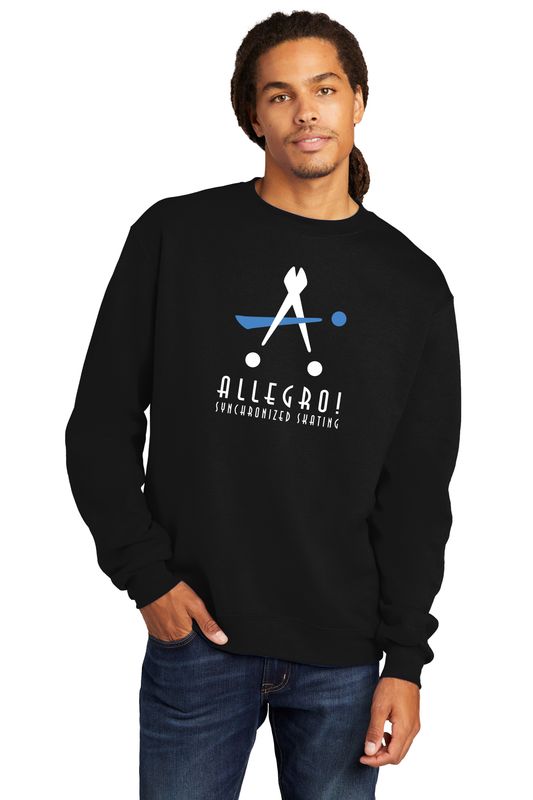 Unisex Champion Crewneck Sweatshirt- Black, Red. Light Grey, White