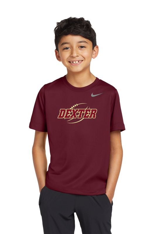Nike Youth Team Short Sleeve T-Shirt- Maroon, Black, Grey