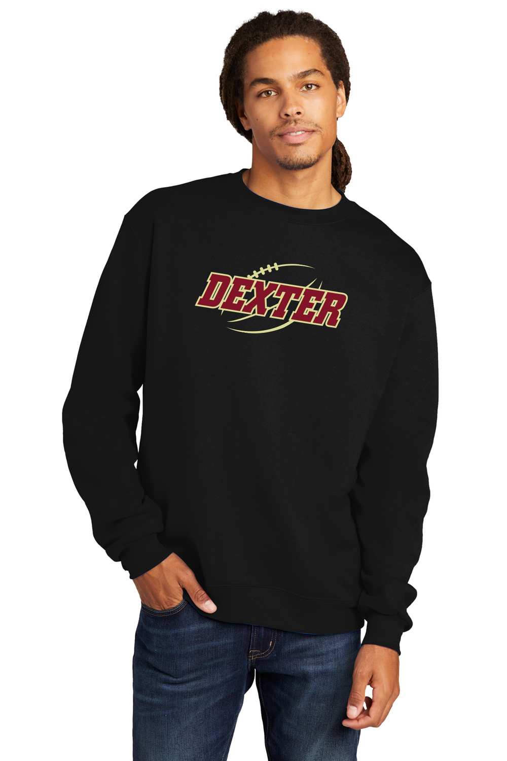 Unisex Champion Crewneck Sweatshirt- Black, Maroon, Grey