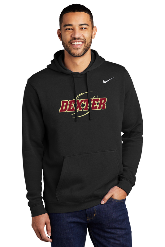 Adult Nike Club Fleece Pullover Hoodie- Black, Maroon, Grey