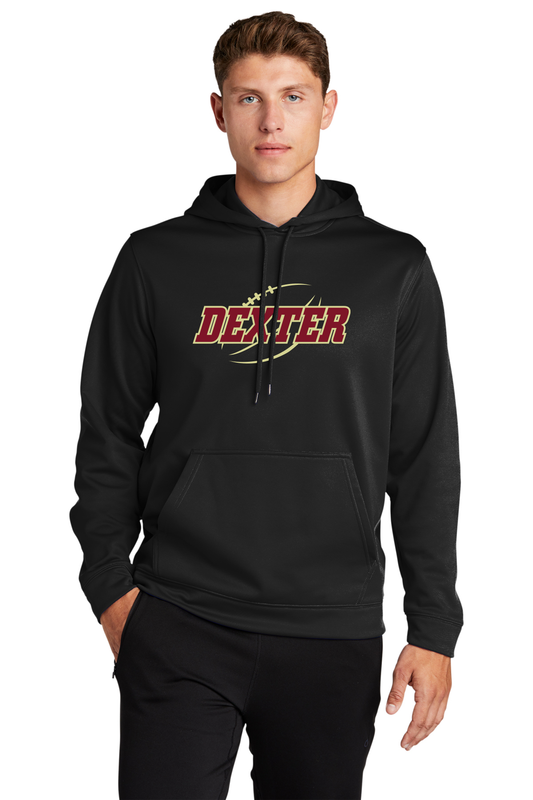 Adult Performance Hooded Sweatshirt- Black, Maroon, Grey
