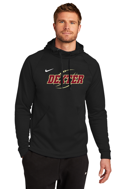 Adult Nike Therma-FIT Pullover Fleece Hoodie- Black, Maroon, Grey