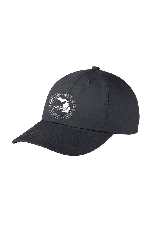Port Authority ® Ripstop Cap (OSFA)- Grey, Navy