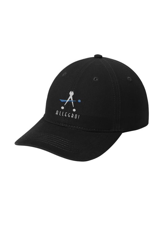 Adjustable Brushed Twill Hat - Black, Red, Stone, Pink, White