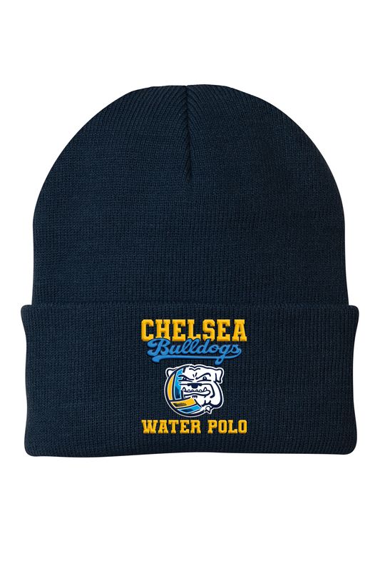 Knit Beanie - Navy, Grey