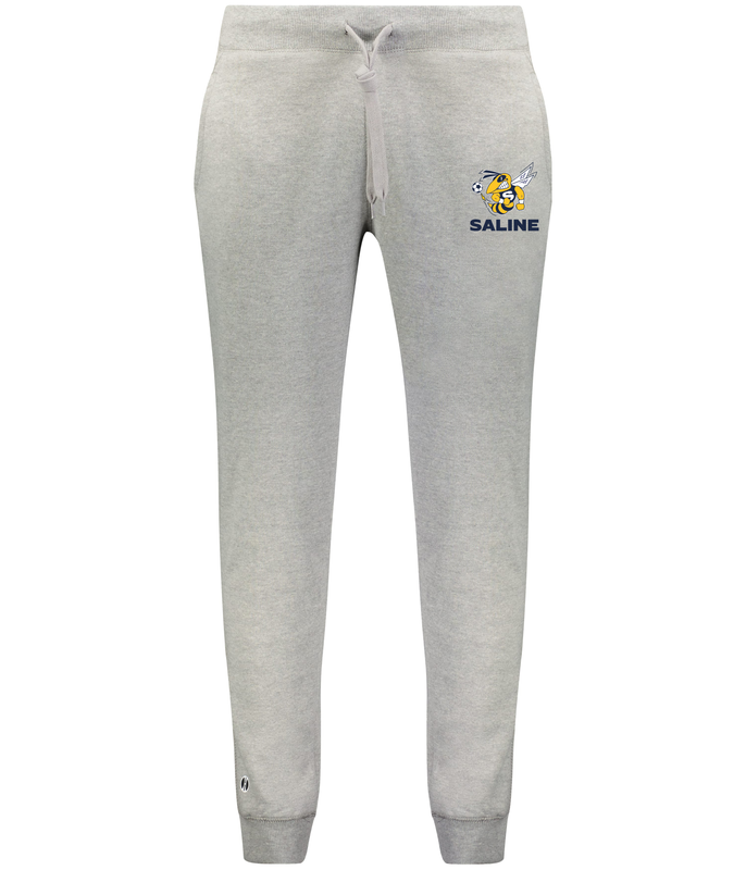 Holloway 60/40 Ladies' Fleece Joggers: Navy, Charcoal Heather