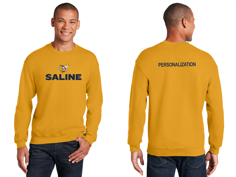 Adult HeavyBlend Crewneck Sweatshirt-Gold, Navy, Grey, White