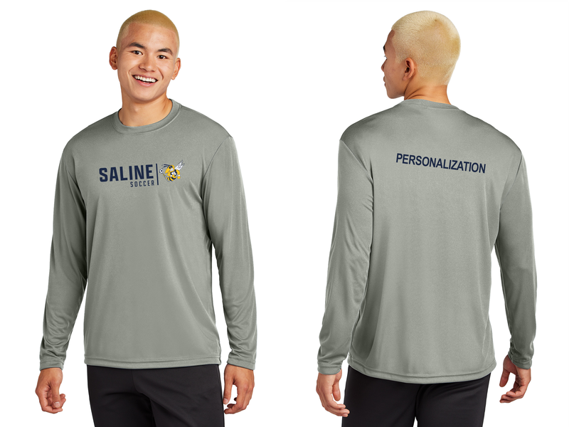 Adult Long Sleeve Performance- Grey, Gold, Navy, White