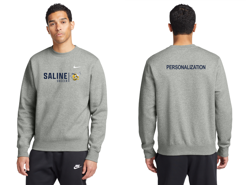 Nike Cotton Crew Neck Sweatshirt -Grey, Navy, White