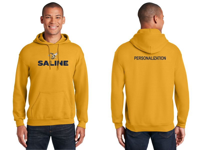 Unisex Heavy Blend Hooded Sweatshirt- Gold, Navy, Grey, White