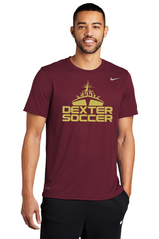 Nike Performance Short Sleeve Tee - Black or Maroon